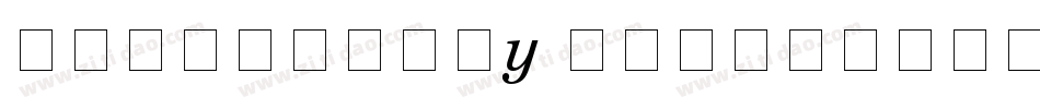 VnNCentury BoldItal字体转换